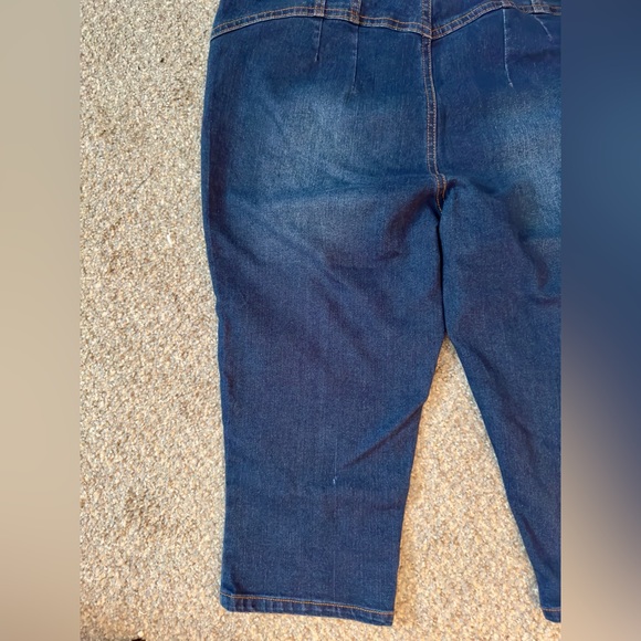 D. JEANS Women’s Stretch M Cropped Capri Jeans High Waist Pants - Picture 9 of 13